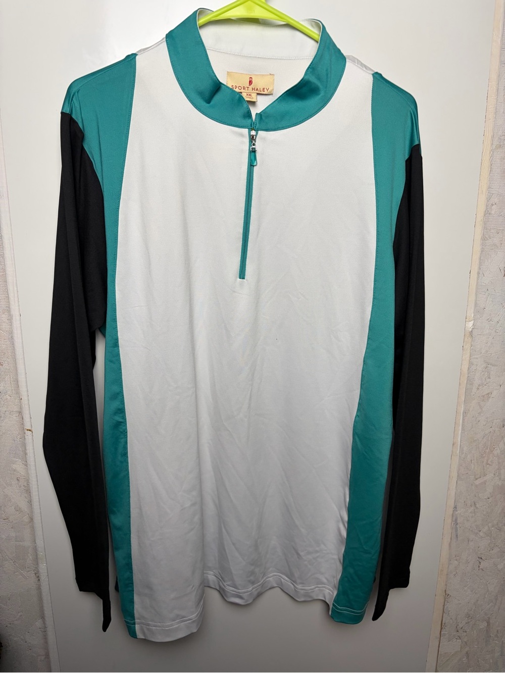 Sport Haley quarter zip mock neck long sleeve shirt sz XXL